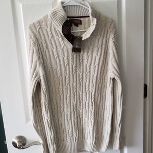 Men's Tasso Elba Cable Knit Sweater